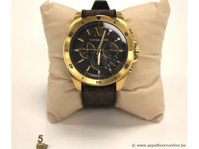 Mannenhorloge michael kors mk8849, quartz, oversized, mogelijke gebruikssporen, mogelijks nieuwe batterij nodig - afbeelding 1 van  5