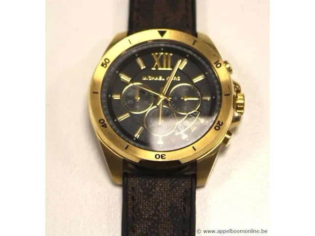 Mannenhorloge michael kors mk8849, quartz, oversized, mogelijke gebruikssporen, mogelijks nieuwe batterij nodig - afbeelding 4 van  5