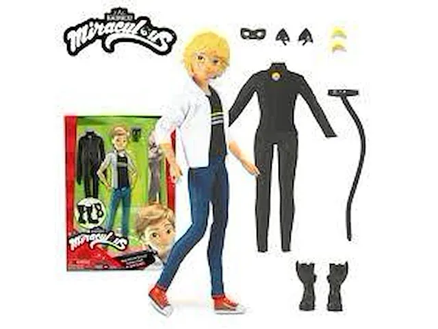 Mannequinpop miraculous ladybug adrien - afbeelding 1 van  1
