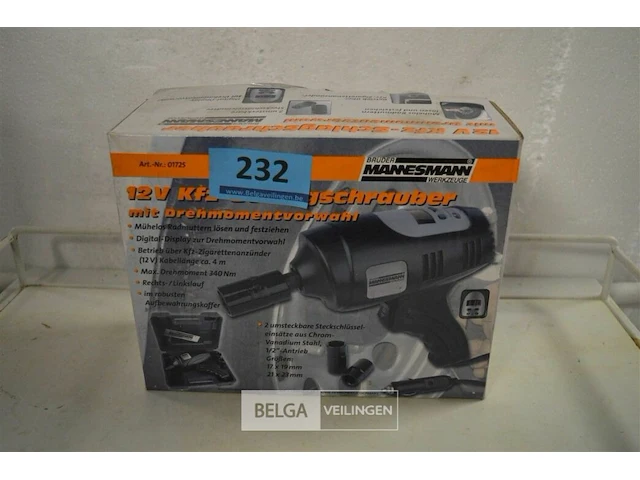 Mannesmann 12v slagschroefmachine - afbeelding 1 van  4