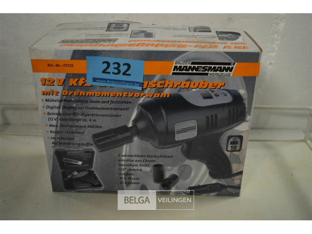 Mannesmann 12v slagschroefmachine - afbeelding 3 van  4