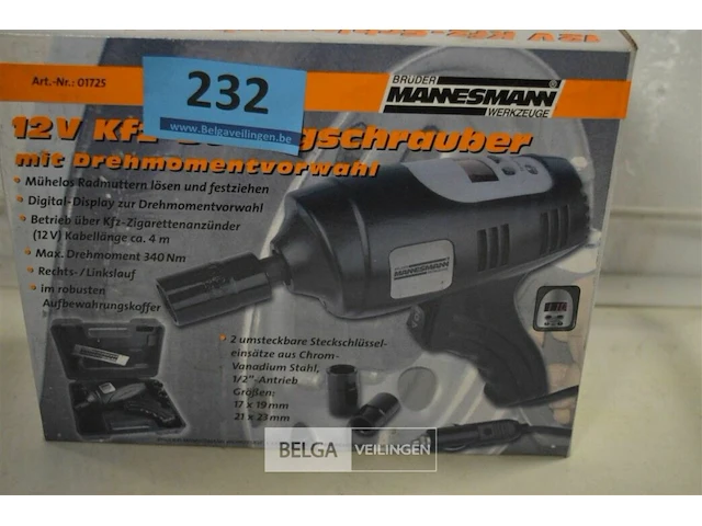 Mannesmann 12v slagschroefmachine - afbeelding 4 van  4