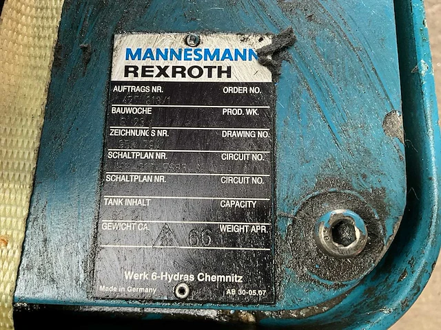 Mannesmann rexroth hydraulisch aggregaat - afbeelding 4 van  4