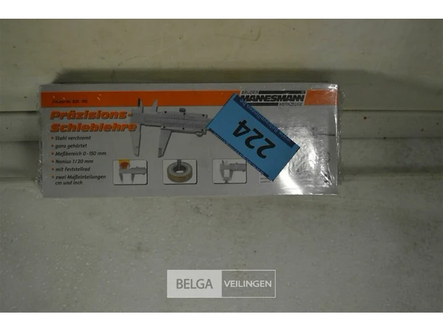 Mannesmann schuifmaat analoog rvs 150 mm - afbeelding 2 van  3