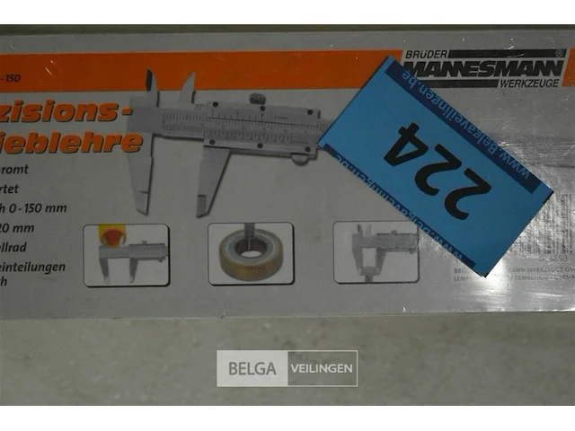 Mannesmann schuifmaat analoog rvs 150 mm - afbeelding 3 van  3