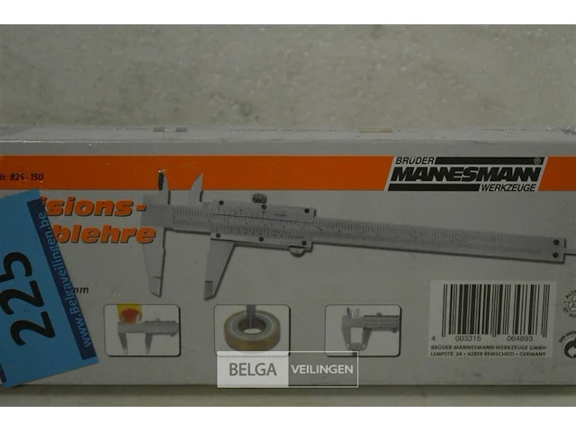 Mannesmann schuifmaat analoog rvs 150 mm - afbeelding 3 van  3