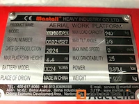 Mantall xe60 mini schaarhoogwerker 6.4m - afbeelding 21 van  28