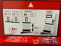 Mantall xe80n schaarhoogwerker 7.8m - afbeelding 18 van  23