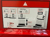 Mantall xe80n schaarhoogwerker 7.8m - afbeelding 3 van  23