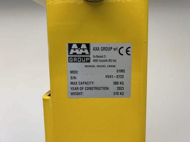 Manuele hefkraan/takel - afbeelding 1 van  6