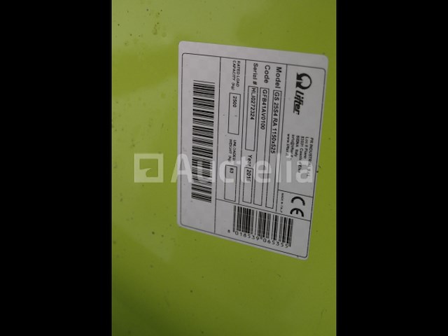 Manuele pallettruck lifter gs 25s4 ra 1150 x 525 - afbeelding 7 van  7