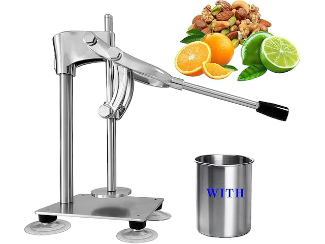 Manuele pers rvs - afbeelding 1 van  4