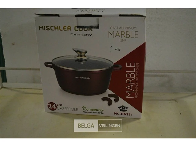 Marble kookpot ø24cm 4,2l - afbeelding 1 van  3