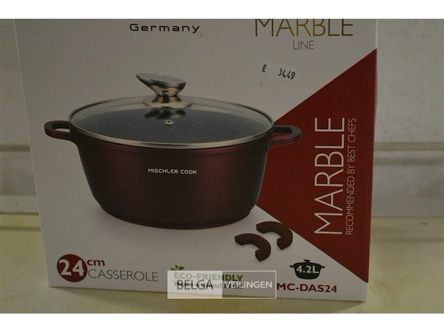 Marble kookpot ø24cm 4,2l - afbeelding 2 van  3