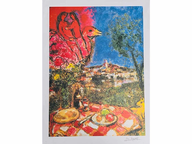 Marc chagall (vitebsk 1887-1985) lage instel - afbeelding 2 van  6