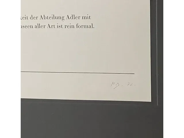 Marcel broodthaers - avis - afbeelding 2 van  3