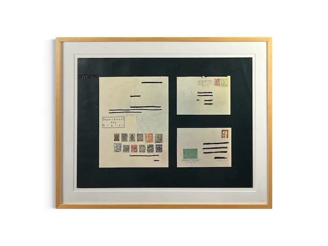Marcel broodthaers - lettre ouverte - gesigneerd - afbeelding 1 van  1