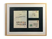 Marcel broodthaers - lettre ouverte - gesigneerd - afbeelding 1 van  1