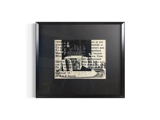 Marcel broodthaers - moi aussi… - afbeelding 1 van  2