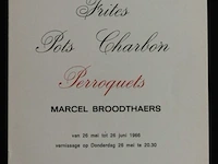 Marcel broodthaers - moules … perroquets