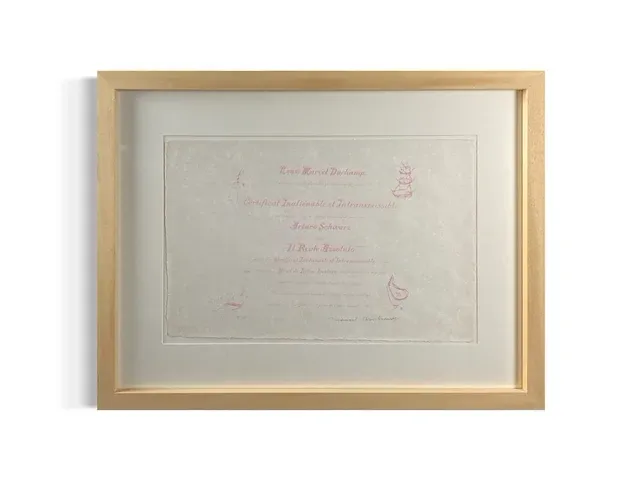 Marcel duchamp - gesigneerd & genummerd - afbeelding 1 van  2