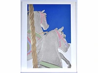 Marcel maeyer - kermispaarden - kleurenzeefdruk - afbeelding 2 van  8
