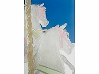 Marcel maeyer - paardenmolen - kleurenzeefdruk - afbeelding 1 van  6