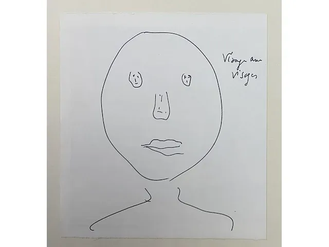 Marcel mariën - visage au visages - afbeelding 2 van  2