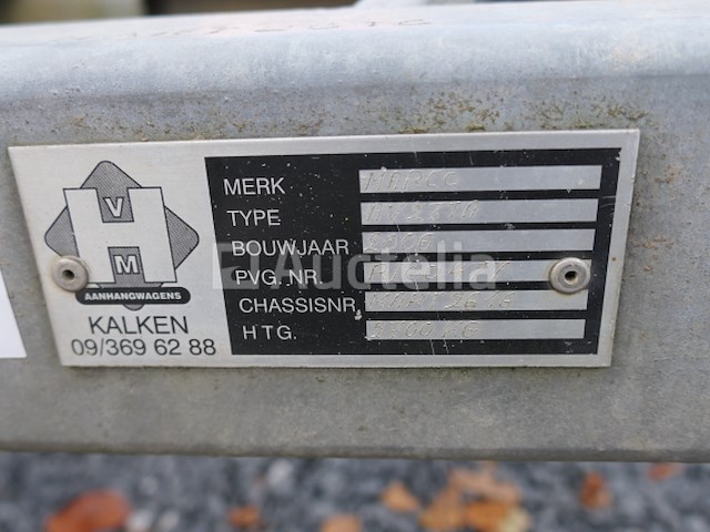 Marco av27ta dubbelassige vaste sideboard aanhangwagen (vin:mapt2616) - afbeelding 2 van  27