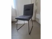 Marco grey microfiber - dining chair (6x) - afbeelding 1 van  6