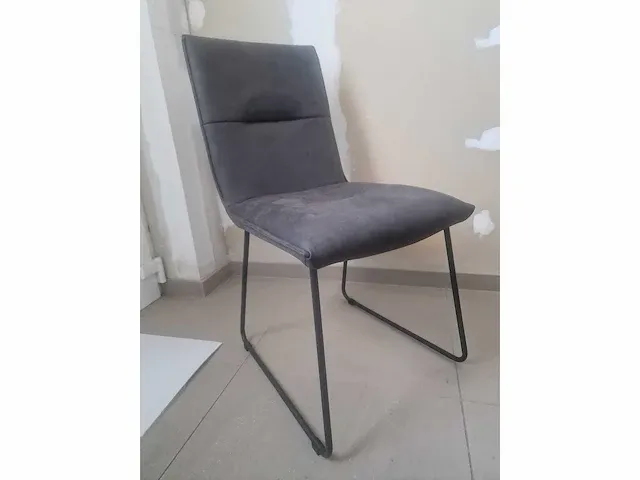 Marco grey microfiber - dining chair (6x) - afbeelding 5 van  6