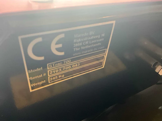 Maredo strac 700 werktuigdrager met bijhorende tools - afbeelding 2 van  13