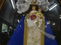 Maria in houten kader - afbeelding 2 van  2