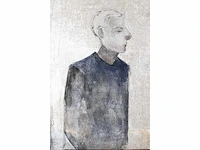 Marije gertenbach - personnages - olieverf op jute - afbeelding 4 van  6