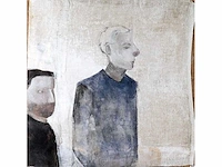 Marije gertenbach - personnages - olieverf op jute - afbeelding 6 van  6