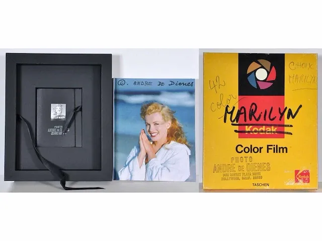 Marilyn monroe-box - andre de dienes - taschen - afbeelding 1 van  9