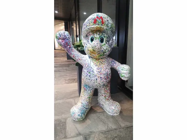 Mario pop-art sculptuur - afbeelding 2 van  5