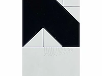 Mark verstockt - geometrische compositie - zeefdruk - afbeelding 2 van  7