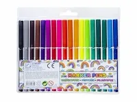 Markeerstiften set van 18 16x6x1cm 12 sets - afbeelding 1 van  1