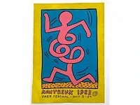 Markeringstekening, keith haring (toegeschreven aan) gedateerd 1983 - afbeelding 1 van  4