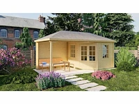 Markku - tuinhuis 28mm 5750x3000x2710mm onbehandeld - afbeelding 1 van  5