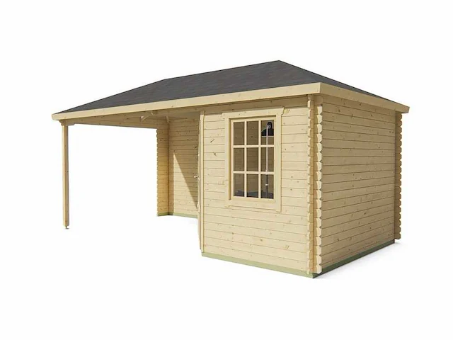 Markku - tuinhuis 28mm 5750x3000x2710mm onbehandeld - afbeelding 2 van  5