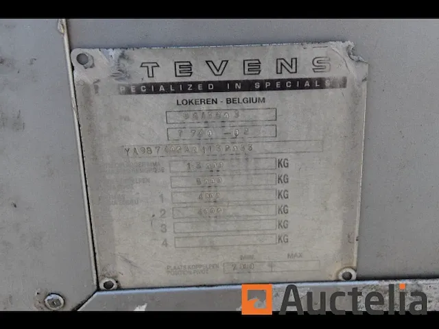 Marktaanhangwagen, stevens, chassis ya9b7402a01132033, bj. 2001 - afbeelding 6 van  44