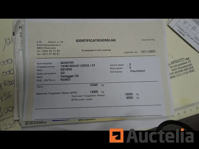 Marktaanhangwagen, stevens, chassis ya9b7402a01132033, bj. 2001 - afbeelding 38 van  44