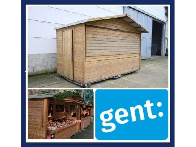 Marktkramen tuinhuizen-chalets - gent