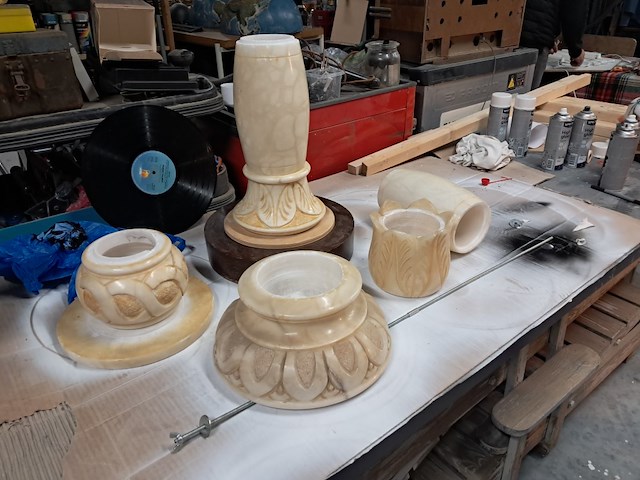 Marmeren console - afbeelding 1 van  2