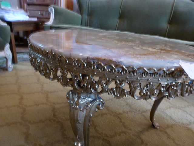 Marmeren salontafel - afbeelding 3 van  3