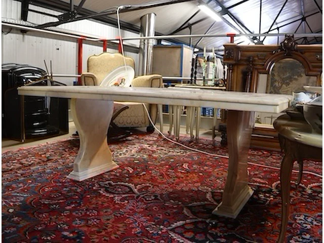 Marmeren salontafel - afbeelding 3 van  4