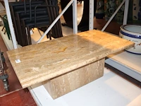 Marmeren salontafel - afbeelding 1 van  4