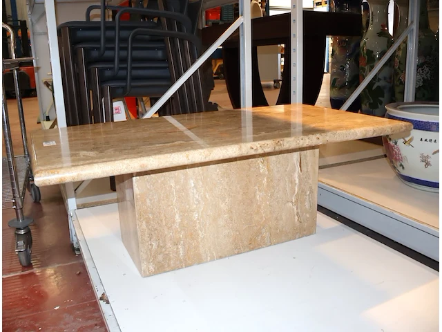 Marmeren salontafel - afbeelding 3 van  4